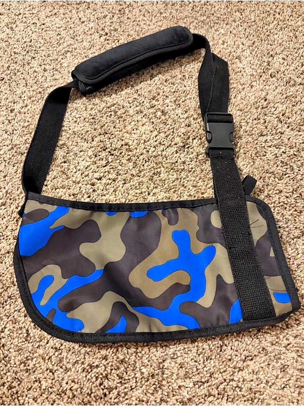 Arm Sling Shoulder Sling Brace Kids Camo Blue & Black Boys Small m
